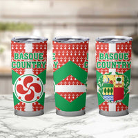 Basque Country Flag Tumbler Cup Autonomous Community of Spain - Wonder Print Shop