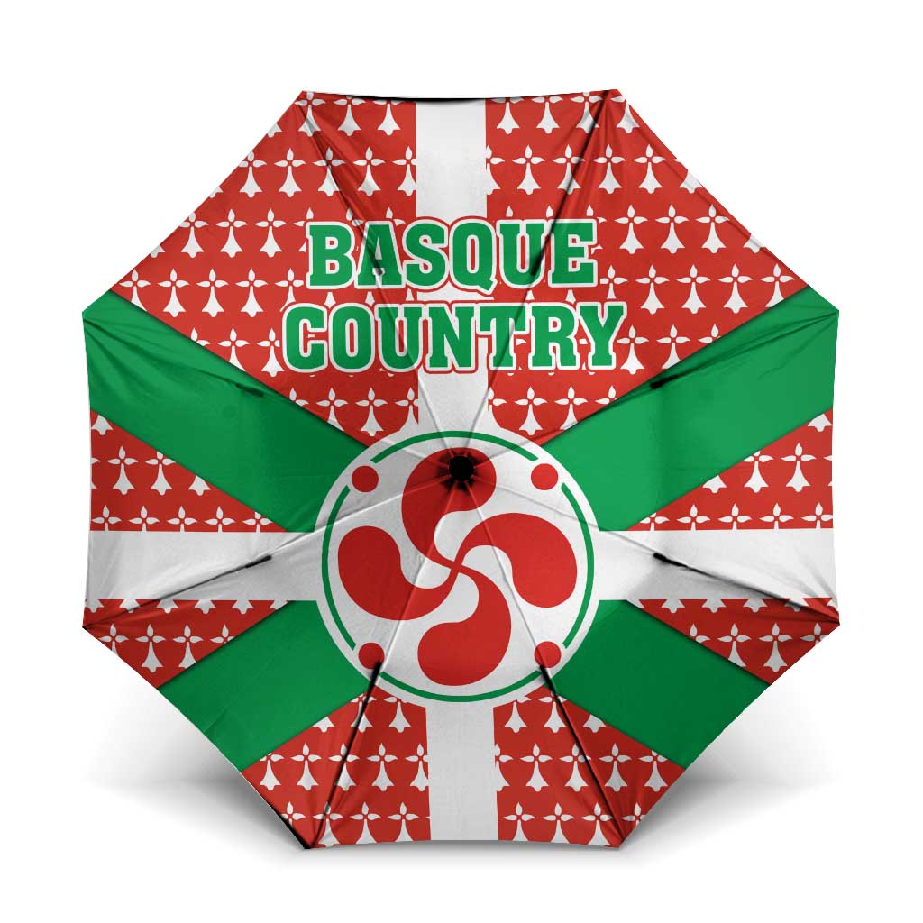 Basque Country Flag Umbrella Autonomous Community of Spain - Wonder Print Shop