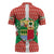 Basque Country Flag Zipper Polo Shirt Autonomous Community of Spain - Wonder Print Shop