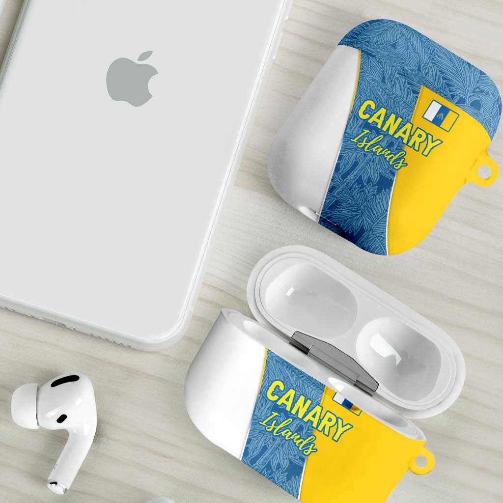 Canary Islands Flag AirPods Case Autonomous Community of Spain - Wonder Print Shop