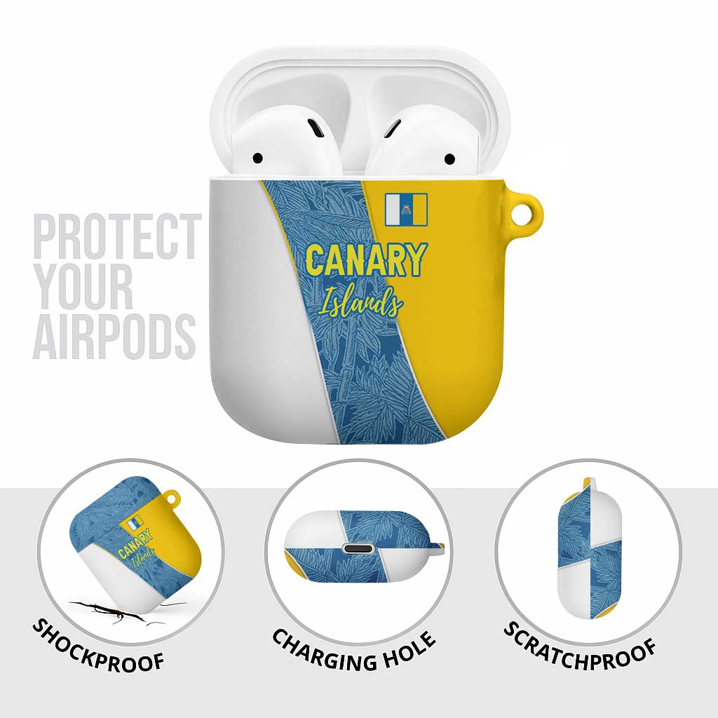 Canary Islands Flag AirPods Case Autonomous Community of Spain - Wonder Print Shop