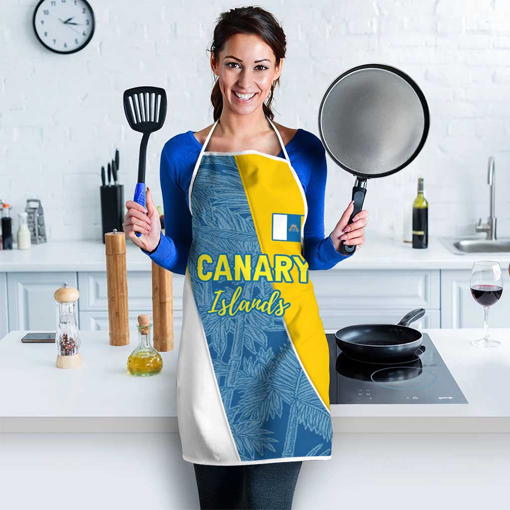 Canary Islands Flag Apron Autonomous Community of Spain - Wonder Print Shop