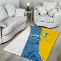 Canary Islands Flag Area Rug Autonomous Community of Spain - Wonder Print Shop
