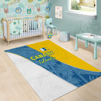 Canary Islands Flag Area Rug Autonomous Community of Spain - Wonder Print Shop