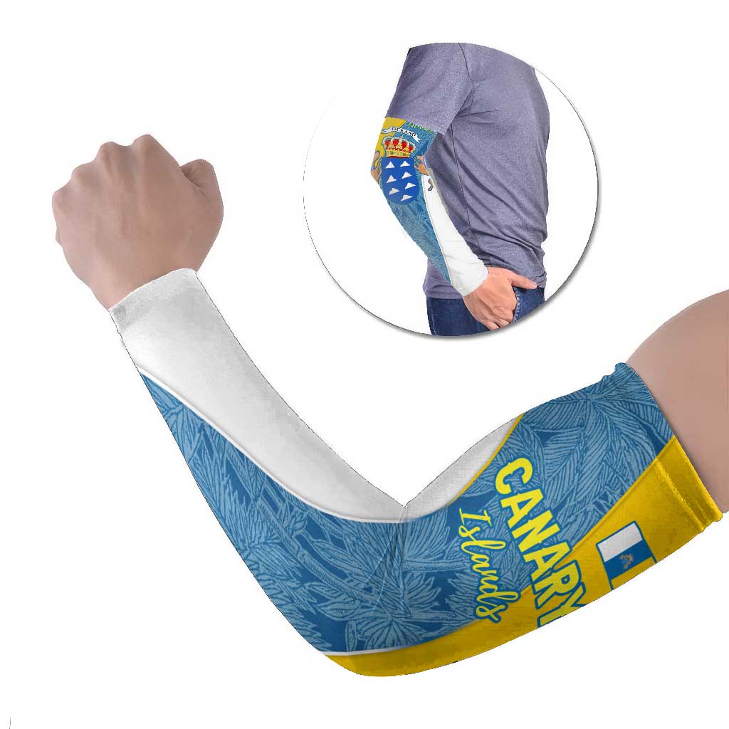 Canary Islands Flag Arm Sleeves Autonomous Community of Spain - Wonder Print Shop