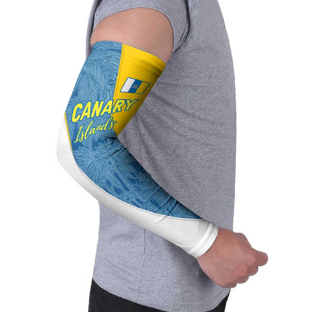 Canary Islands Flag Arm Sleeves Autonomous Community of Spain - Wonder Print Shop