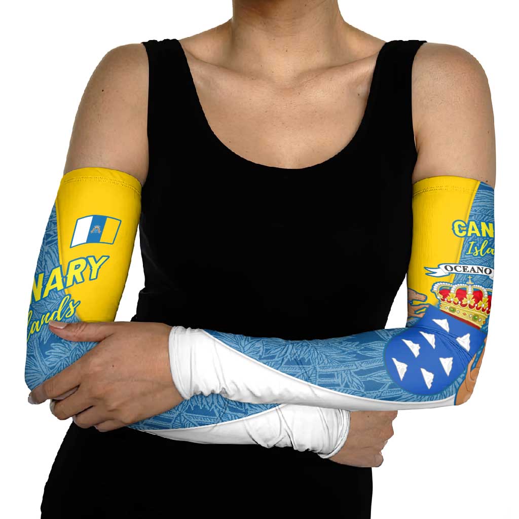 Canary Islands Flag Arm Sleeves Autonomous Community of Spain - Wonder Print Shop