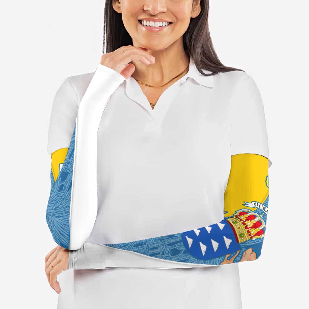 Canary Islands Flag Arm Sleeves Autonomous Community of Spain - Wonder Print Shop