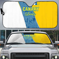Canary Islands Flag Auto Sun Shade Autonomous Community of Spain - Wonder Print Shop