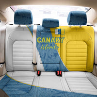 Canary Islands Flag Back Car Seat Cover Autonomous Community of Spain - Wonder Print Shop