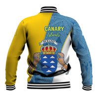 Canary Islands Flag Baseball Jacket Autonomous Community of Spain - Wonder Print Shop