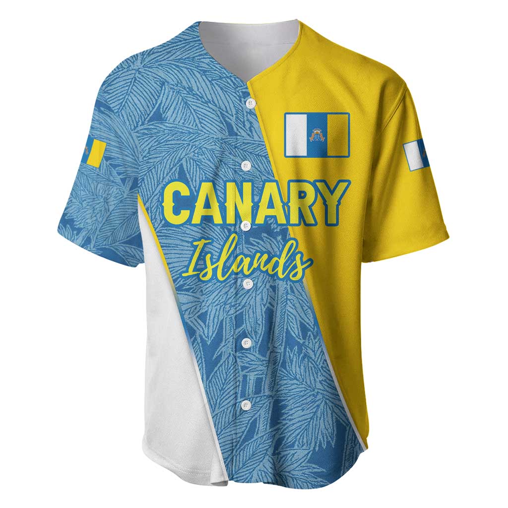 Canary Islands Flag Baseball Jersey Autonomous Community of Spain - Wonder Print Shop