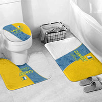 Canary Islands Flag Bathroom Set Autonomous Community of Spain - Wonder Print Shop