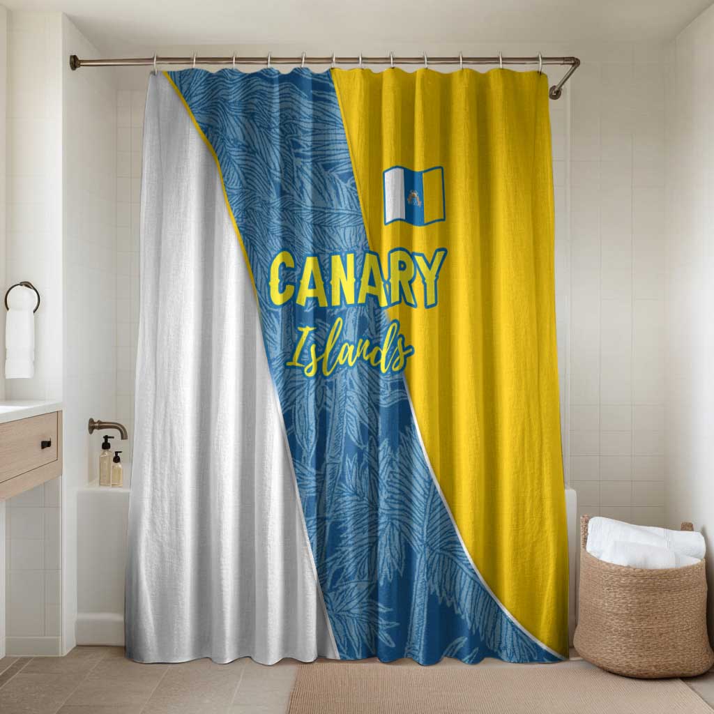 Canary Islands Flag Bathroom Set Autonomous Community of Spain - Wonder Print Shop