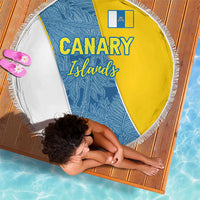 Canary Islands Flag Beach Blanket Autonomous Community of Spain - Wonder Print Shop