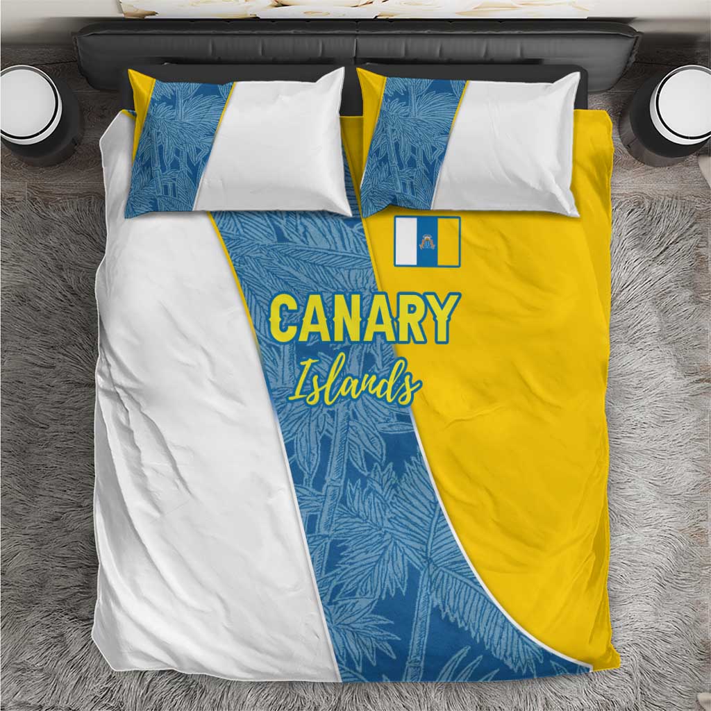 Canary Islands Flag Bedding Set Autonomous Community of Spain - Wonder Print Shop