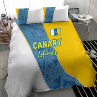 Canary Islands Flag Bedding Set Autonomous Community of Spain - Wonder Print Shop