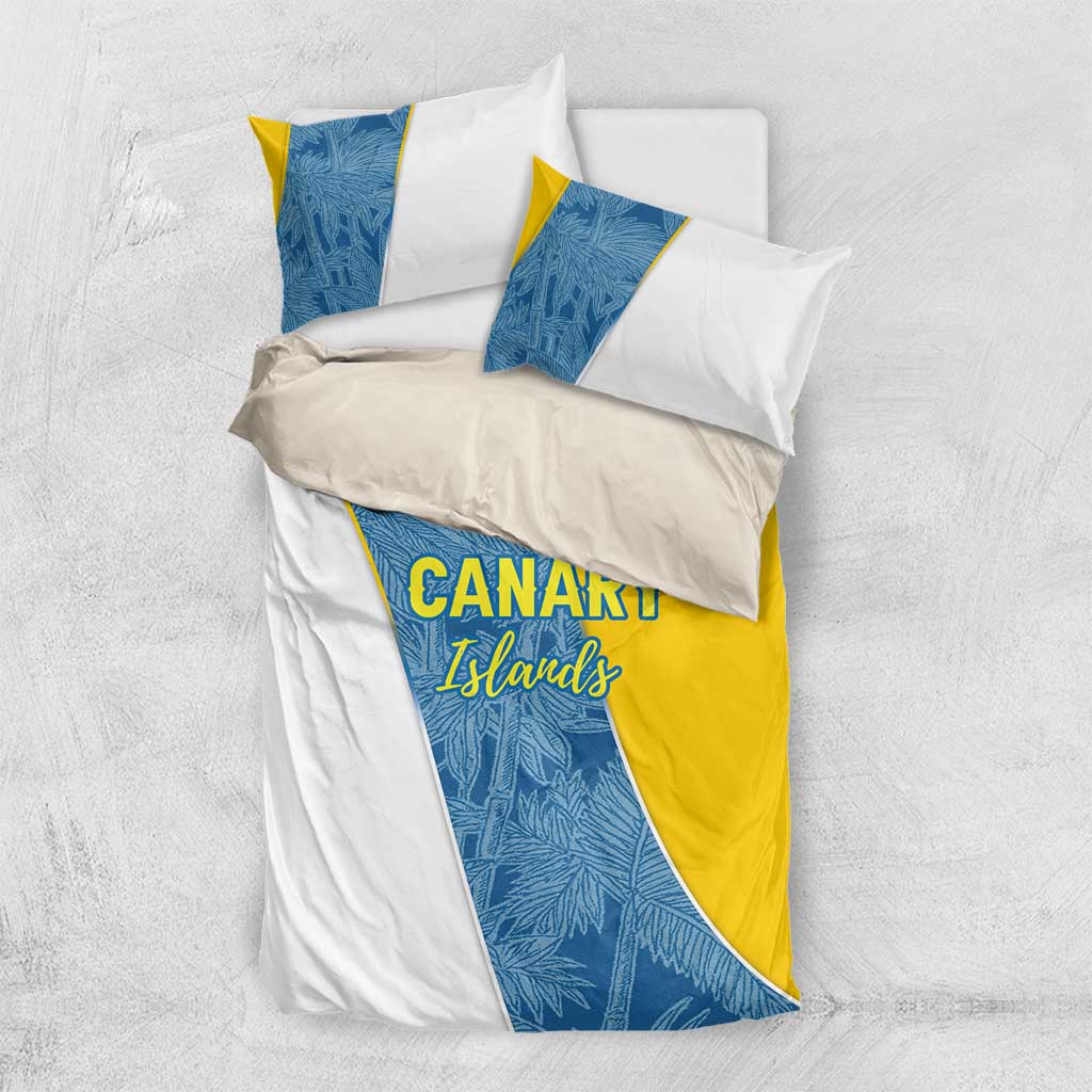 Canary Islands Flag Bedding Set Autonomous Community of Spain - Wonder Print Shop