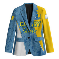 Canary Islands Flag Blazer Autonomous Community of Spain - Wonder Print Shop