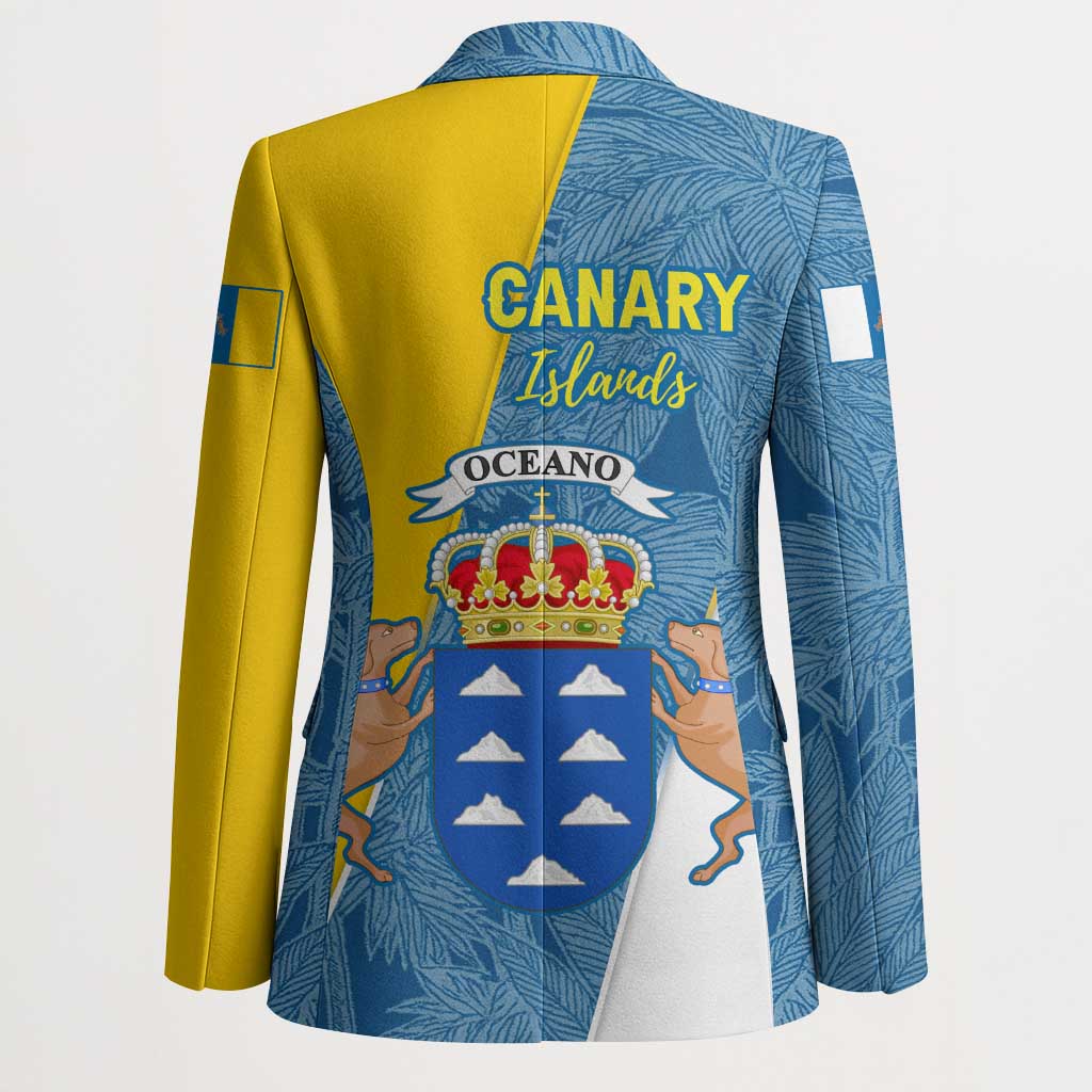 Canary Islands Flag Blazer Autonomous Community of Spain - Wonder Print Shop