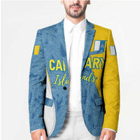 Canary Islands Flag Blazer Autonomous Community of Spain - Wonder Print Shop
