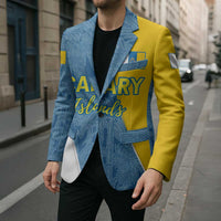 Canary Islands Flag Blazer Autonomous Community of Spain - Wonder Print Shop