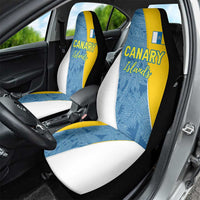 Canary Islands Flag Car Seat Cover Autonomous Community of Spain - Wonder Print Shop