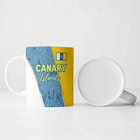 Canary Islands Flag Ceramic Mug Autonomous Community of Spain - Wonder Print Shop