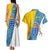 Canary Islands Flag Couples Matching Tank Maxi Dress and Hawaiian Shirt Autonomous Community of Spain - Wonder Print Shop