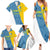 Canary Islands Flag Family Matching Summer Maxi Dress and Hawaiian Shirt Autonomous Community of Spain - Wonder Print Shop