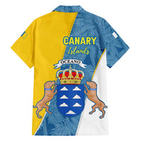 Canary Islands Flag Family Matching Tank Maxi Dress and Hawaiian Shirt Autonomous Community of Spain - Wonder Print Shop