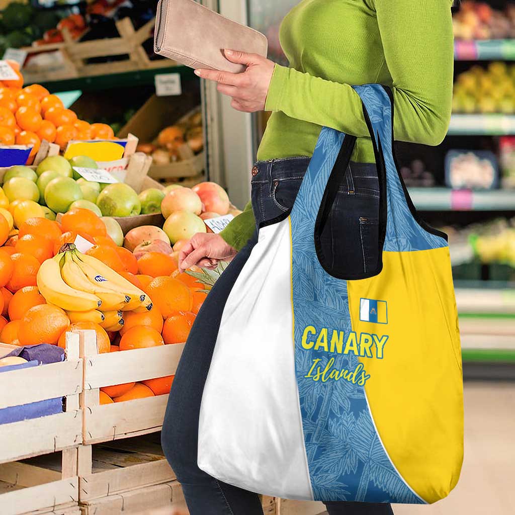 Canary Islands Flag Grocery Bag Autonomous Community of Spain - Wonder Print Shop
