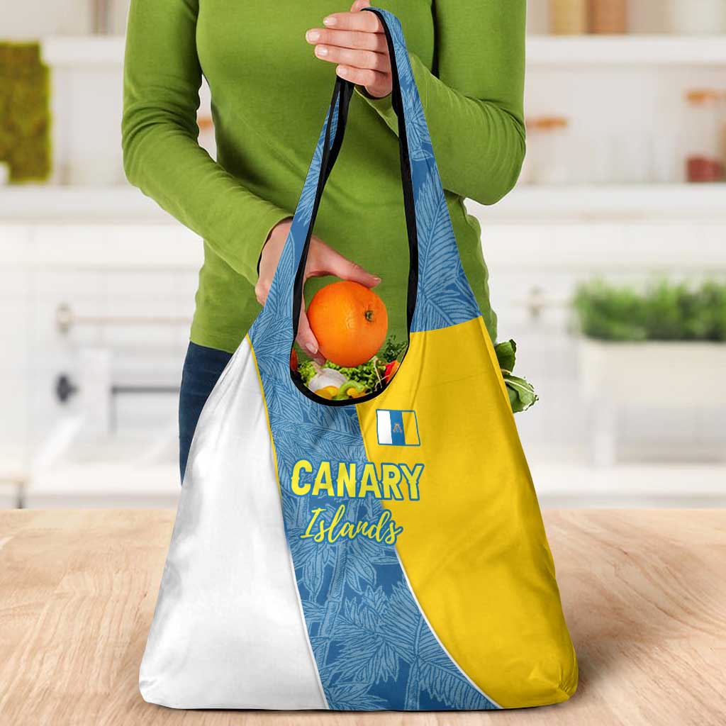 Canary Islands Flag Grocery Bag Autonomous Community of Spain - Wonder Print Shop