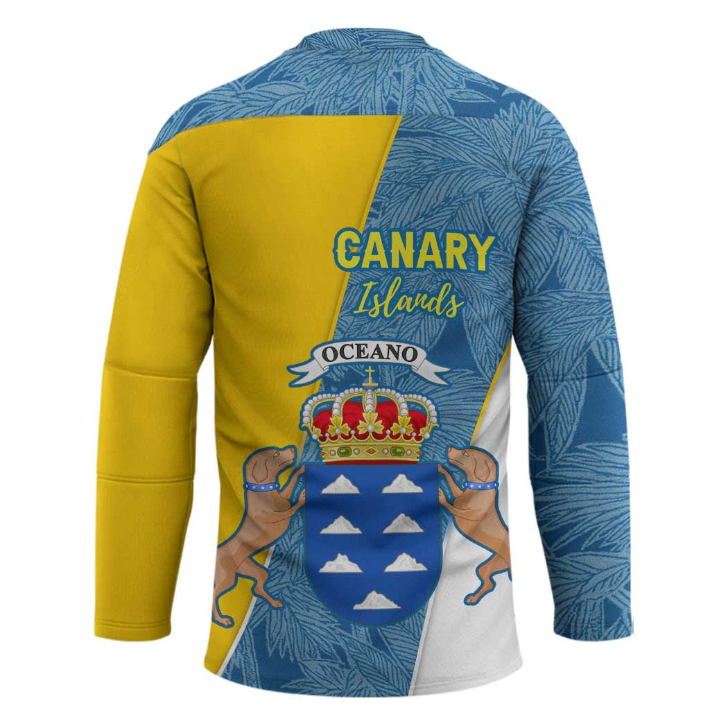 Canary Islands Flag Hockey Jersey Autonomous Community of Spain - Wonder Print Shop