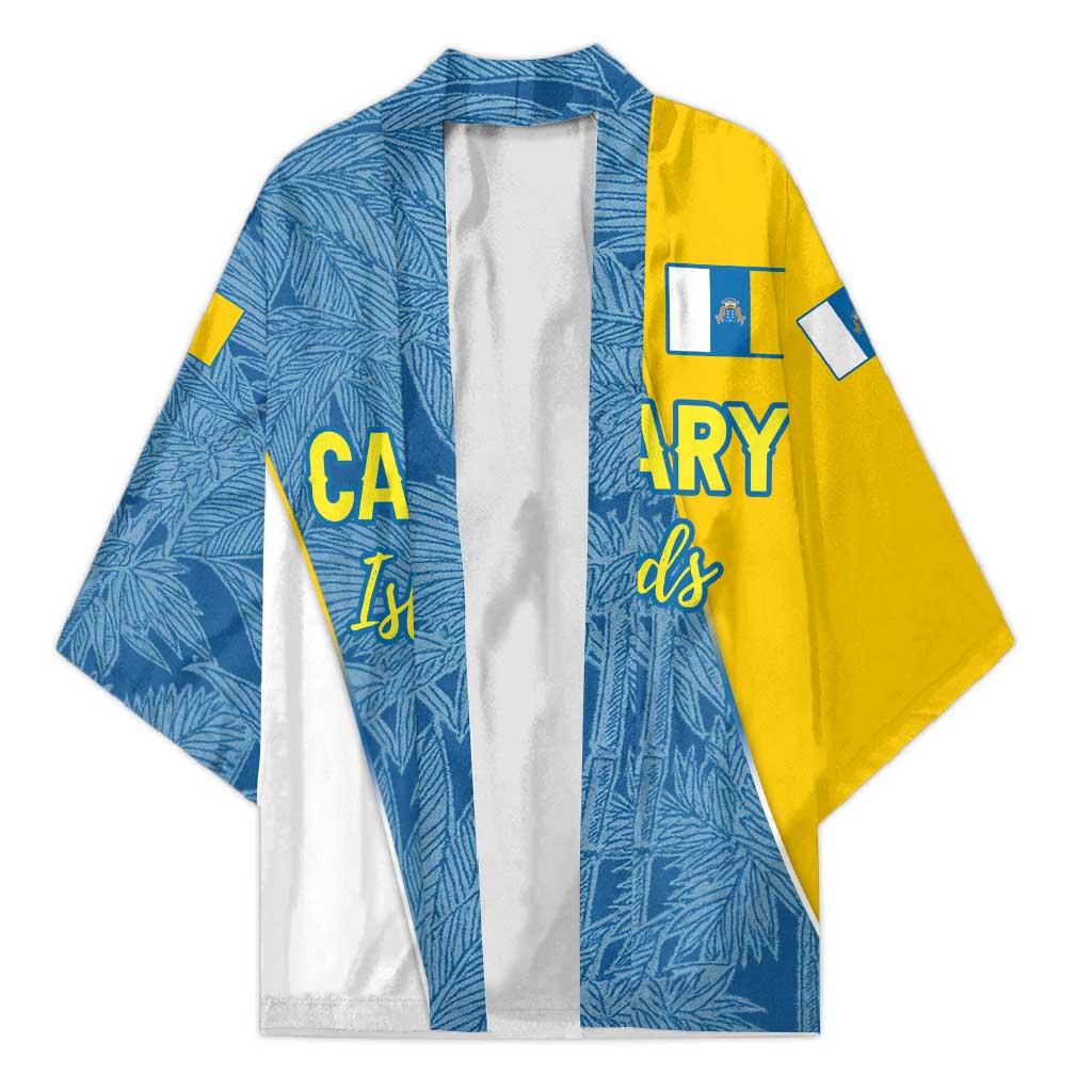 Canary Islands Flag Kimono Autonomous Community of Spain - Wonder Print Shop
