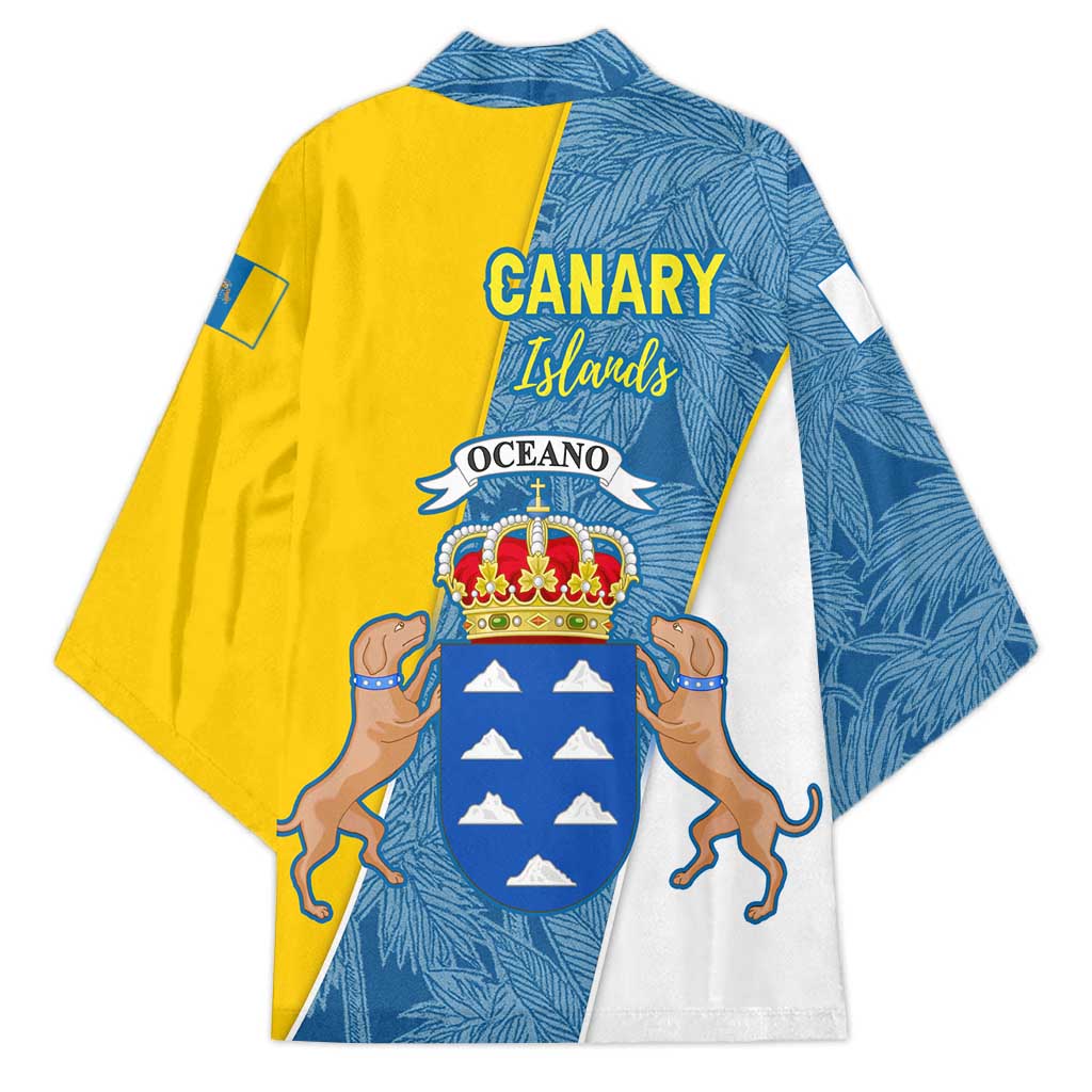 Canary Islands Flag Kimono Autonomous Community of Spain - Wonder Print Shop