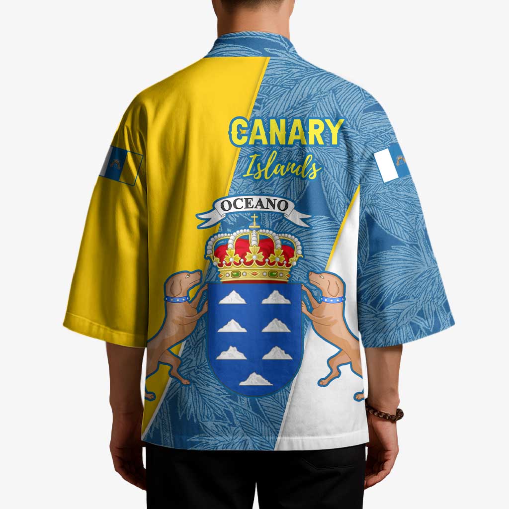 Canary Islands Flag Kimono Autonomous Community of Spain - Wonder Print Shop