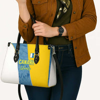 Canary Islands Flag Leather Bag Autonomous Community of Spain - Wonder Print Shop