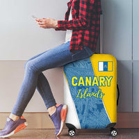 Canary Islands Flag Luggage Cover Autonomous Community of Spain - Wonder Print Shop