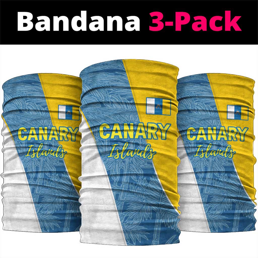 Canary Islands Flag Neck Gaiter Autonomous Community of Spain - Wonder Print Shop