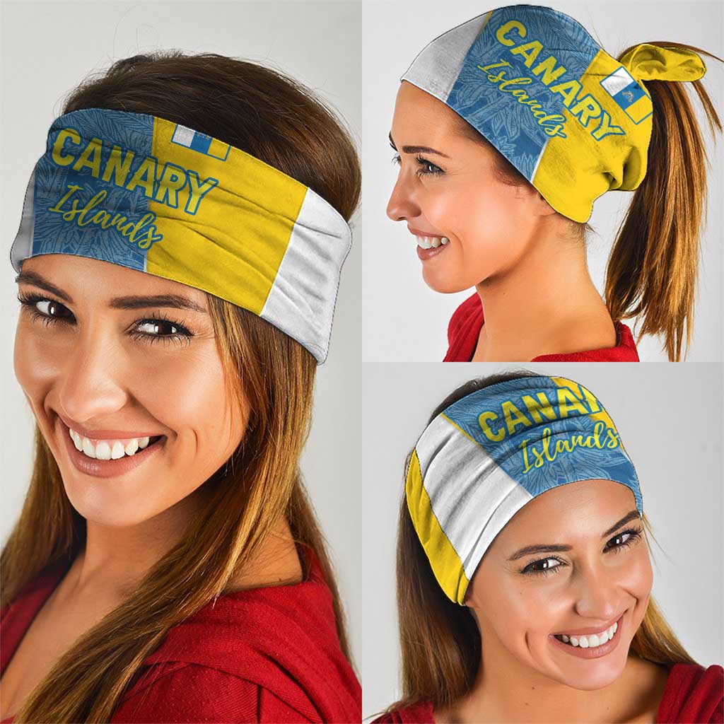Canary Islands Flag Neck Gaiter Autonomous Community of Spain - Wonder Print Shop