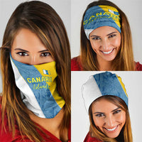 Canary Islands Flag Neck Gaiter Autonomous Community of Spain - Wonder Print Shop