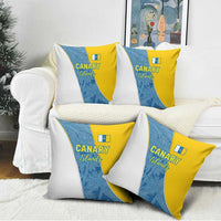 Canary Islands Flag Pillow Cover Autonomous Community of Spain - Wonder Print Shop