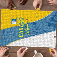 Canary Islands Flag Puzzle Autonomous Community of Spain - Wonder Print Shop