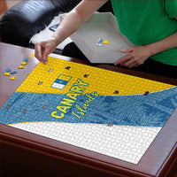 Canary Islands Flag Puzzle Autonomous Community of Spain - Wonder Print Shop