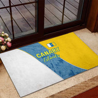 Canary Islands Flag Rubber Doormat Autonomous Community of Spain - Wonder Print Shop