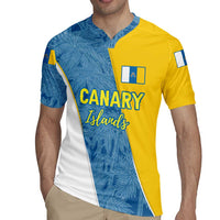 Canary Islands Flag Rugby Jersey Autonomous Community of Spain - Wonder Print Shop