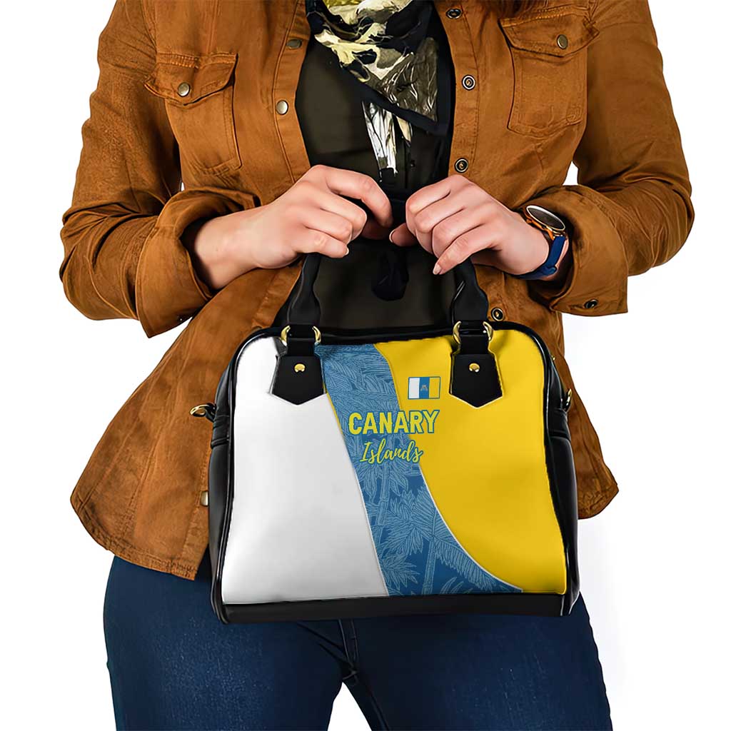Canary Islands Flag Shoulder Handbag Autonomous Community of Spain - Wonder Print Shop