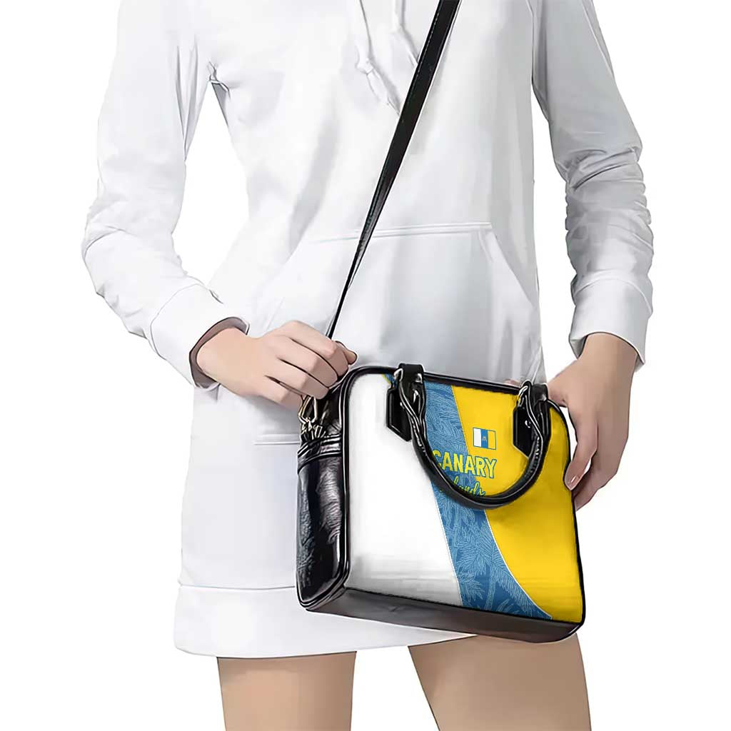 Canary Islands Flag Shoulder Handbag Autonomous Community of Spain - Wonder Print Shop