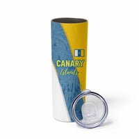 Canary Islands Flag Skinny Tumbler Autonomous Community of Spain - Wonder Print Shop